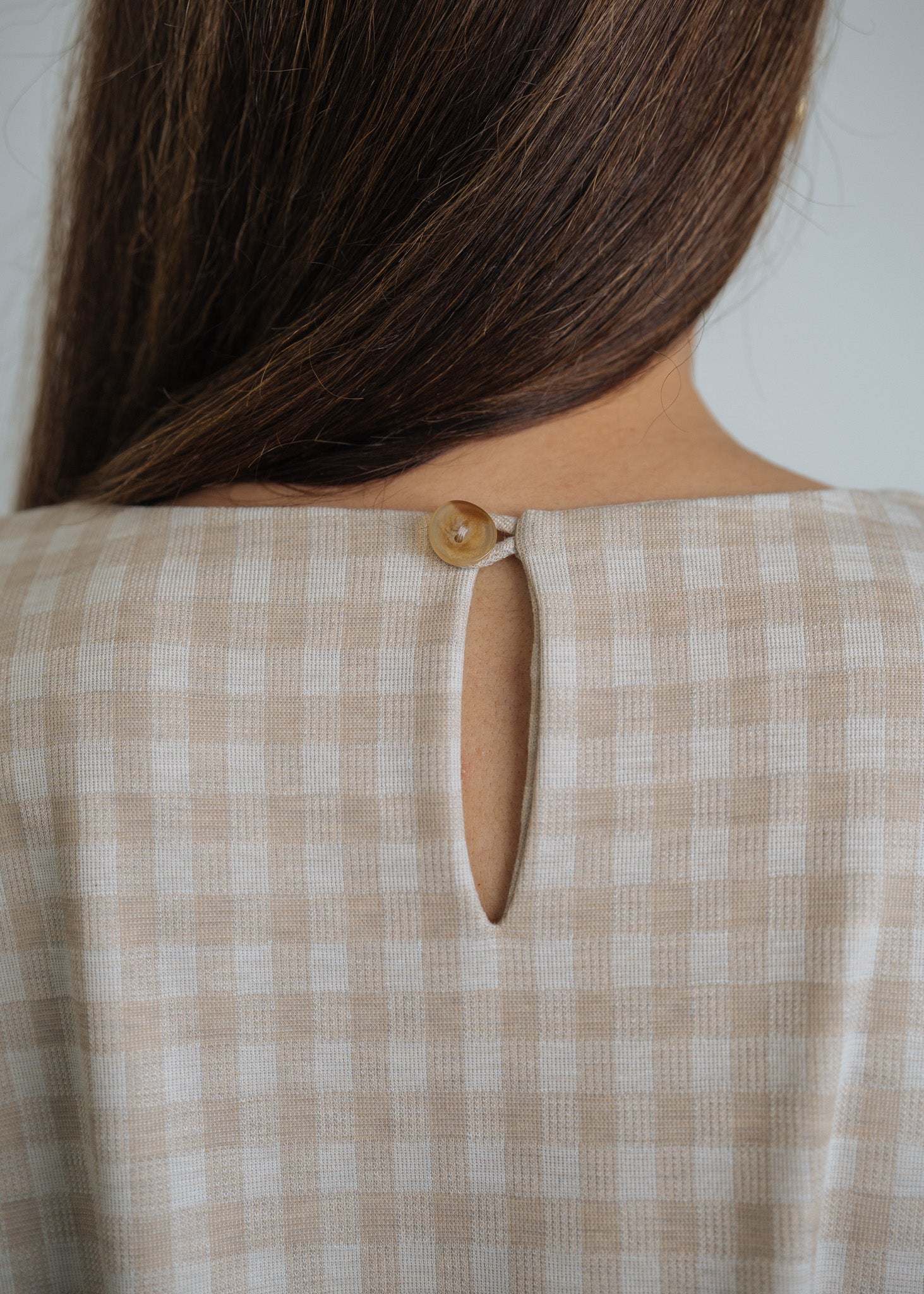 Go Getter Checkered Ironless Shirt - Brown