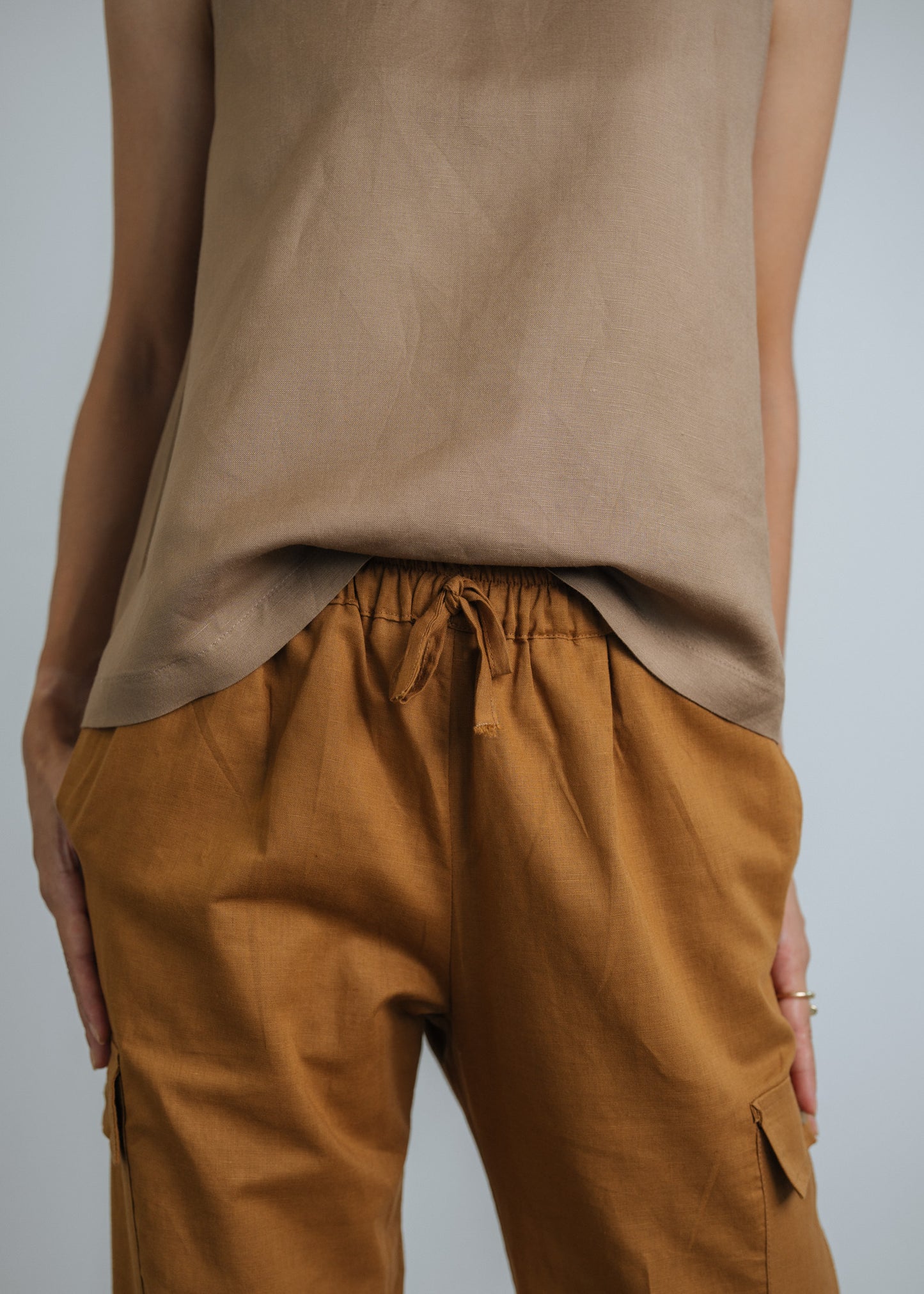 Go Getter Cargo Pants - Mustard