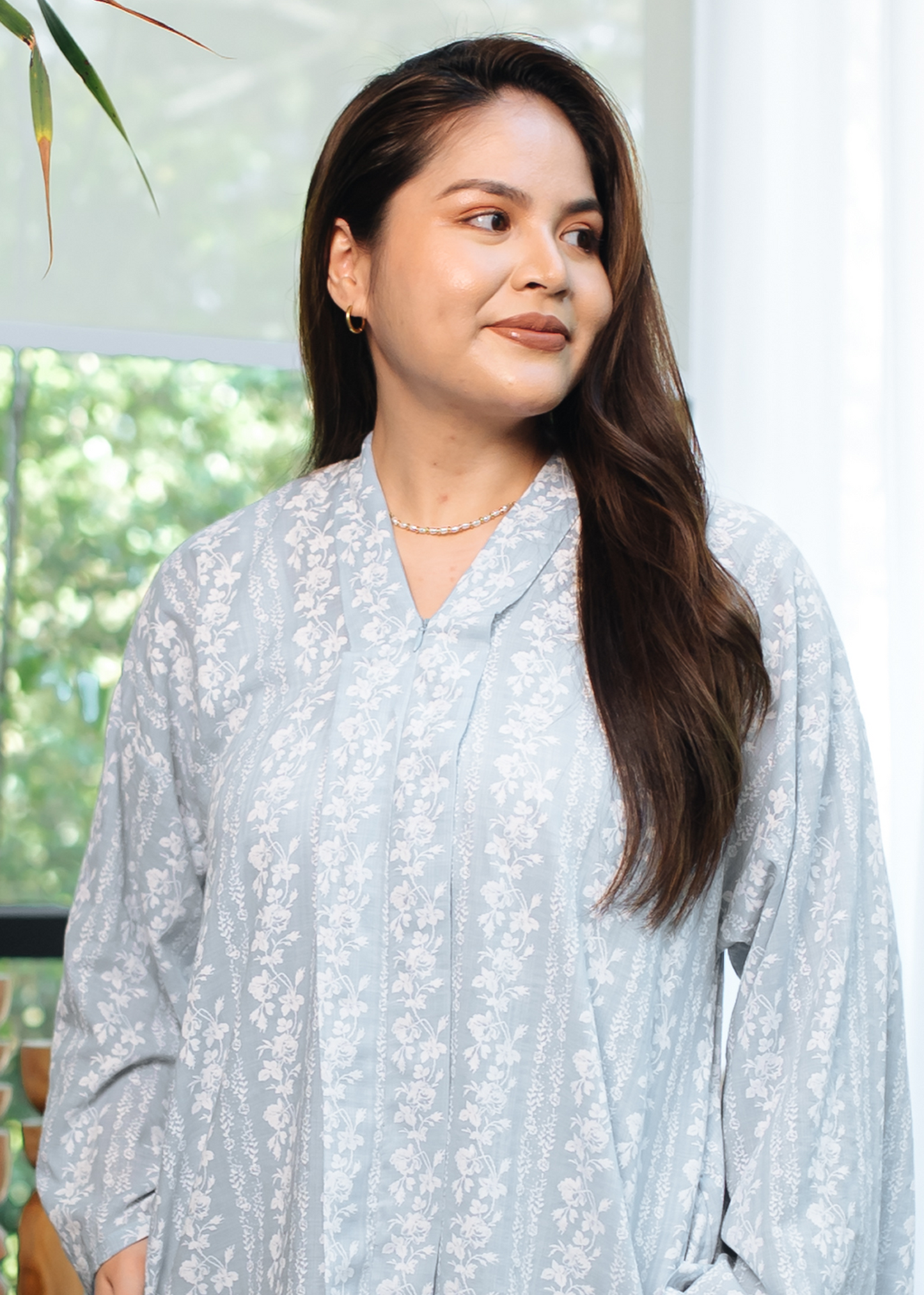 Kaseh Women Kebarung - Soft Blue