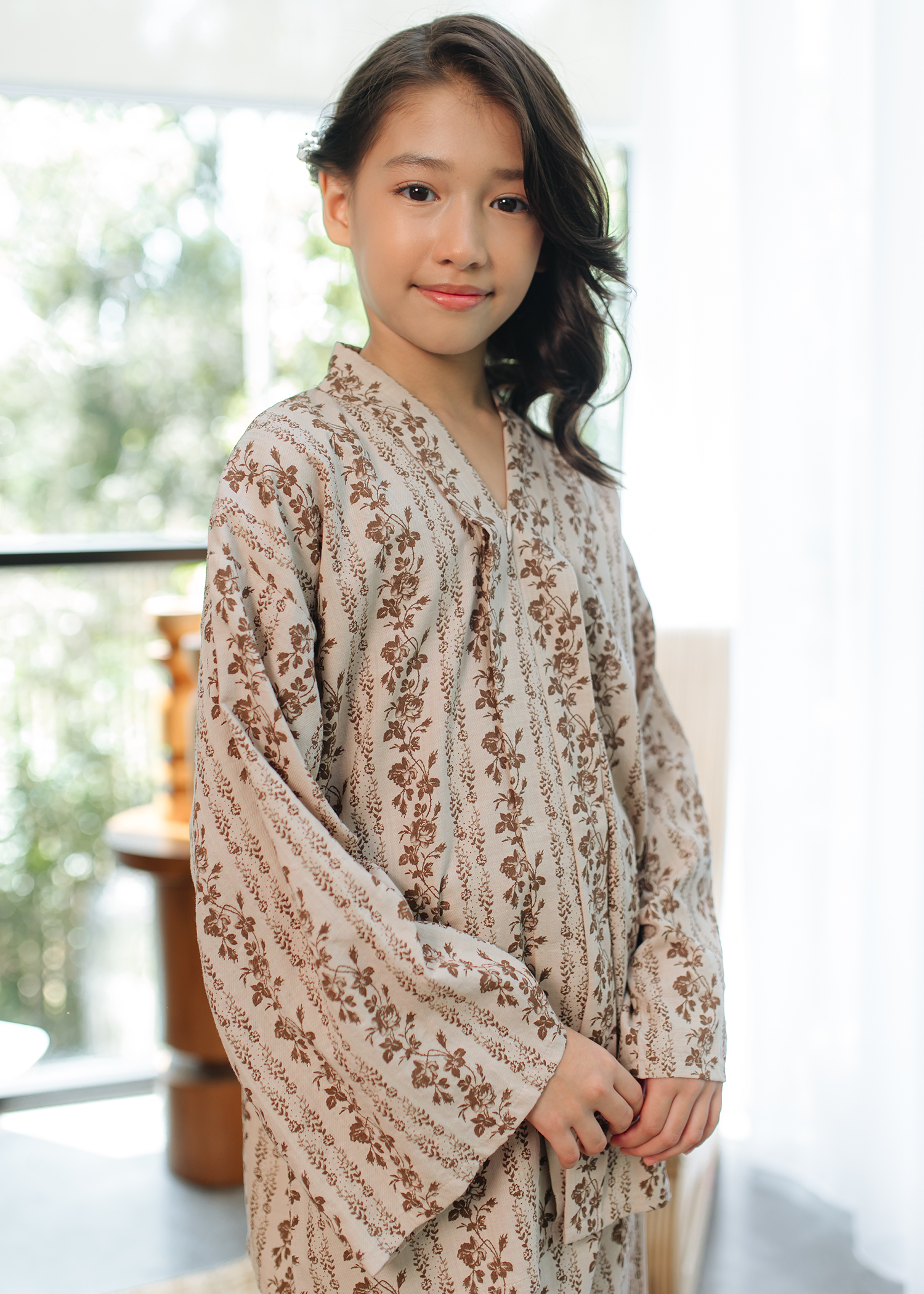 Kaseh Girls Kebarung - Brown