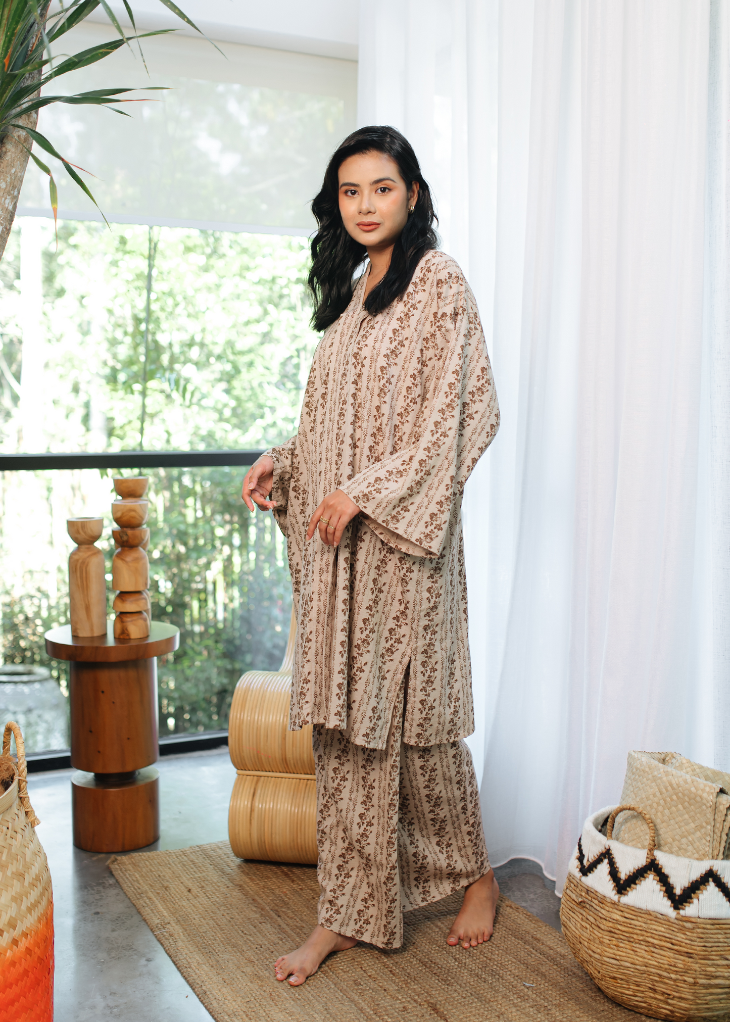 Kaseh Women Kebarung - Brown