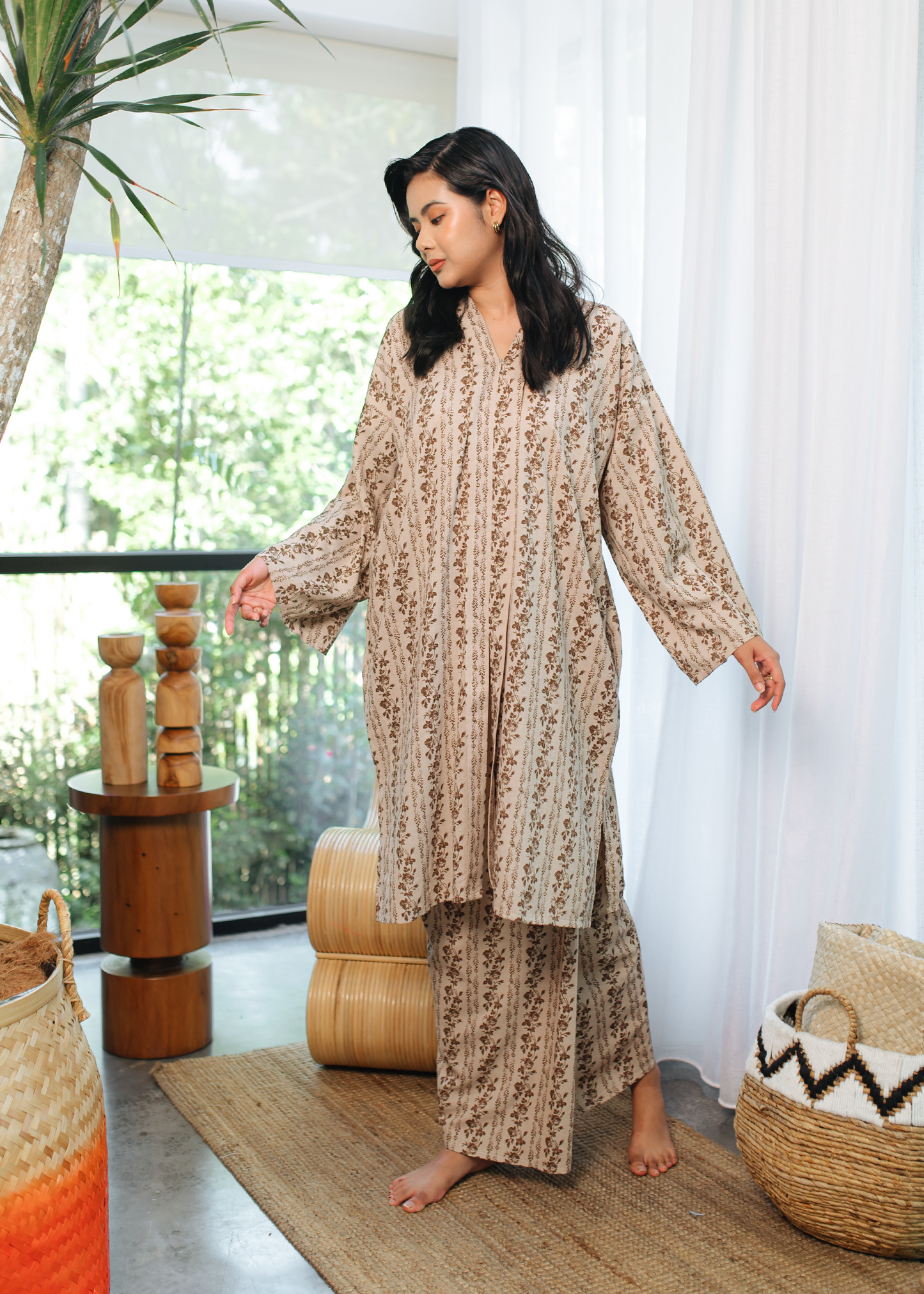 Kaseh Women Kebarung - Brown