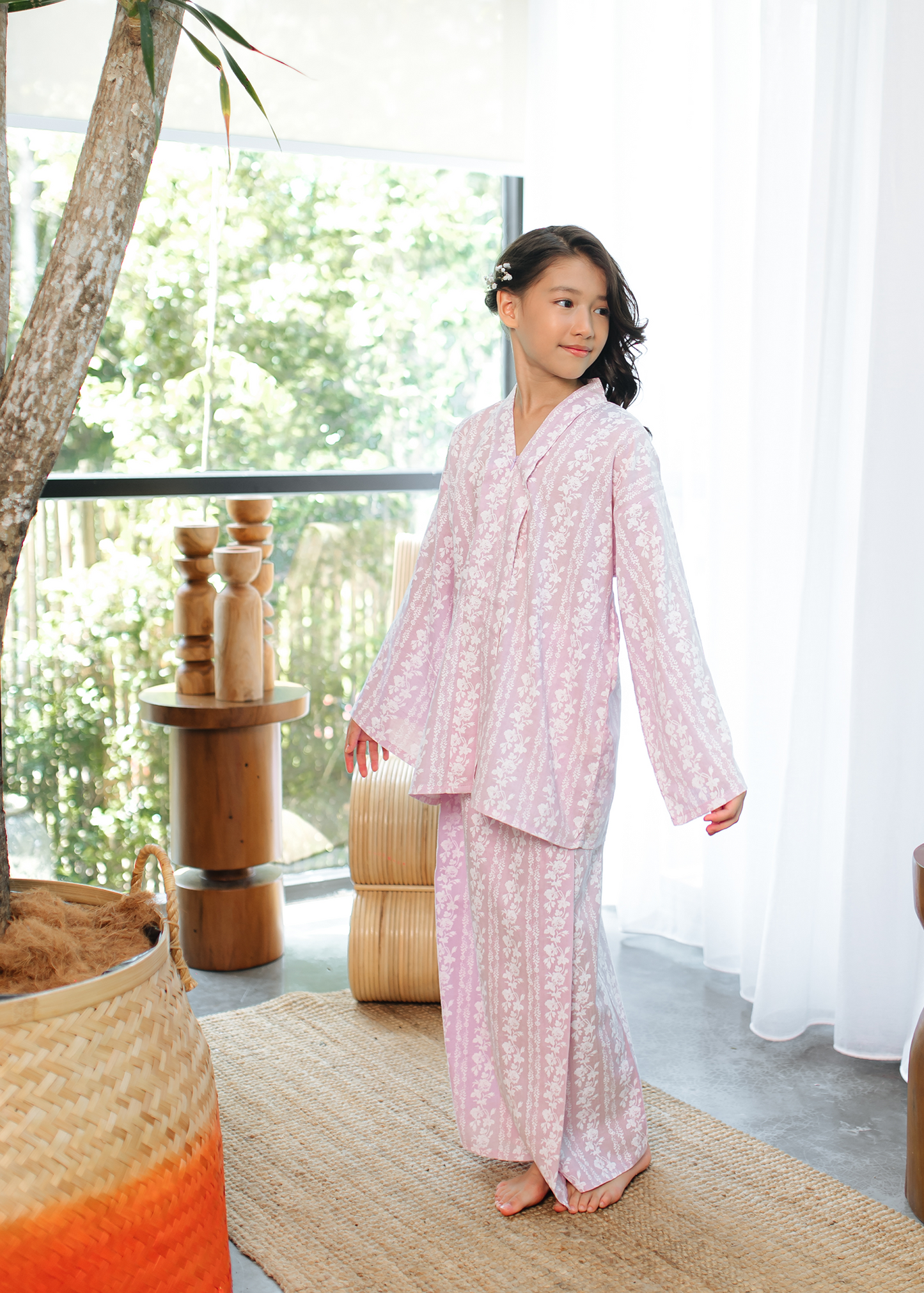 Kaseh Girls Kebarung - Lavender