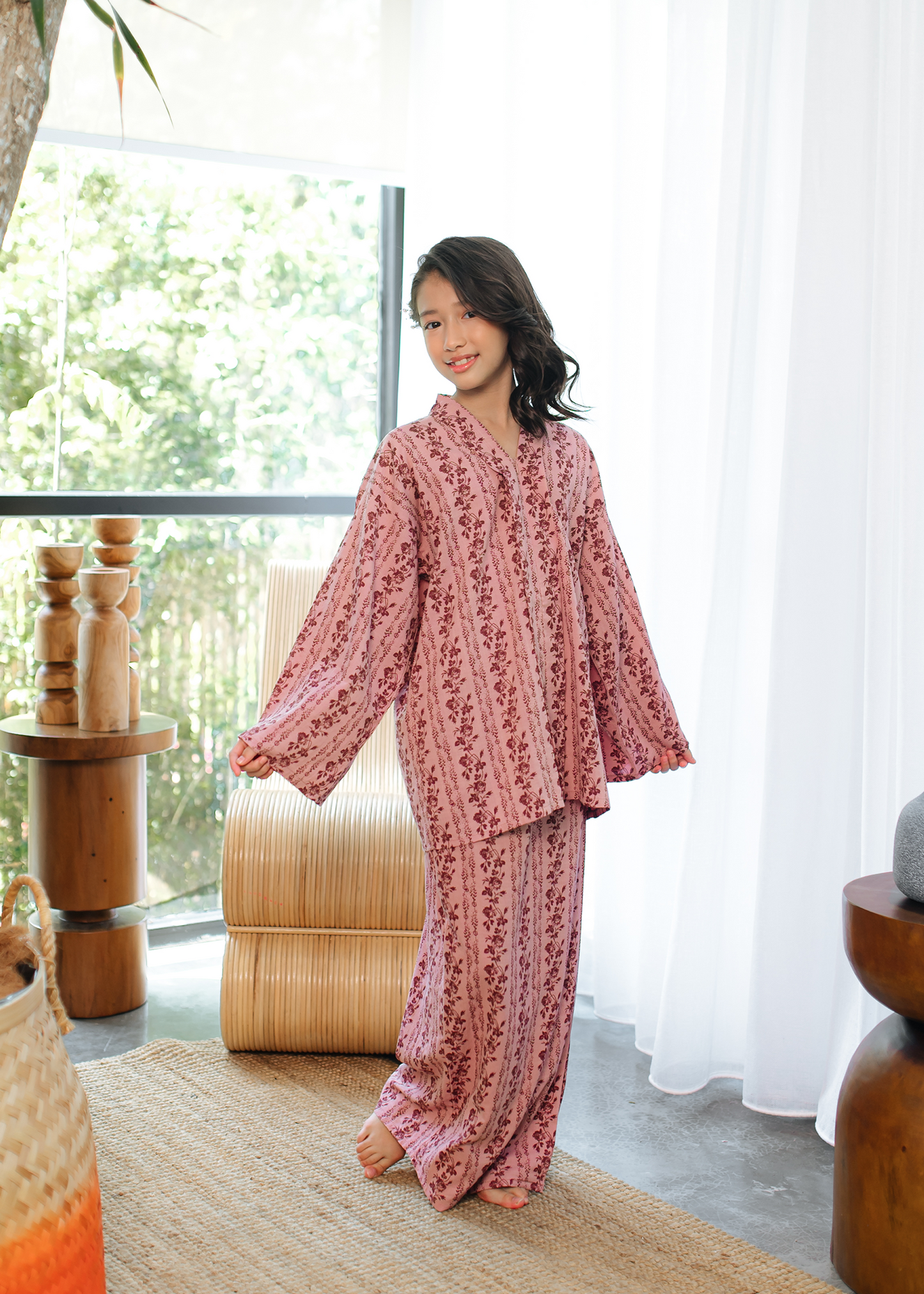 Kaseh Girls Kebarung - Rose Pink
