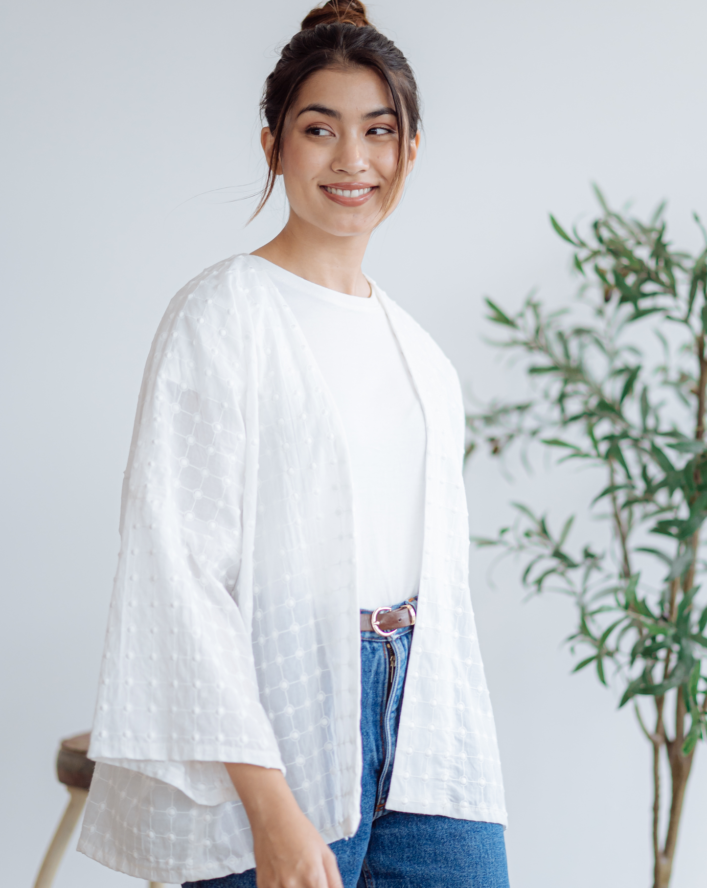 SANTAI IN DOTTED LACE