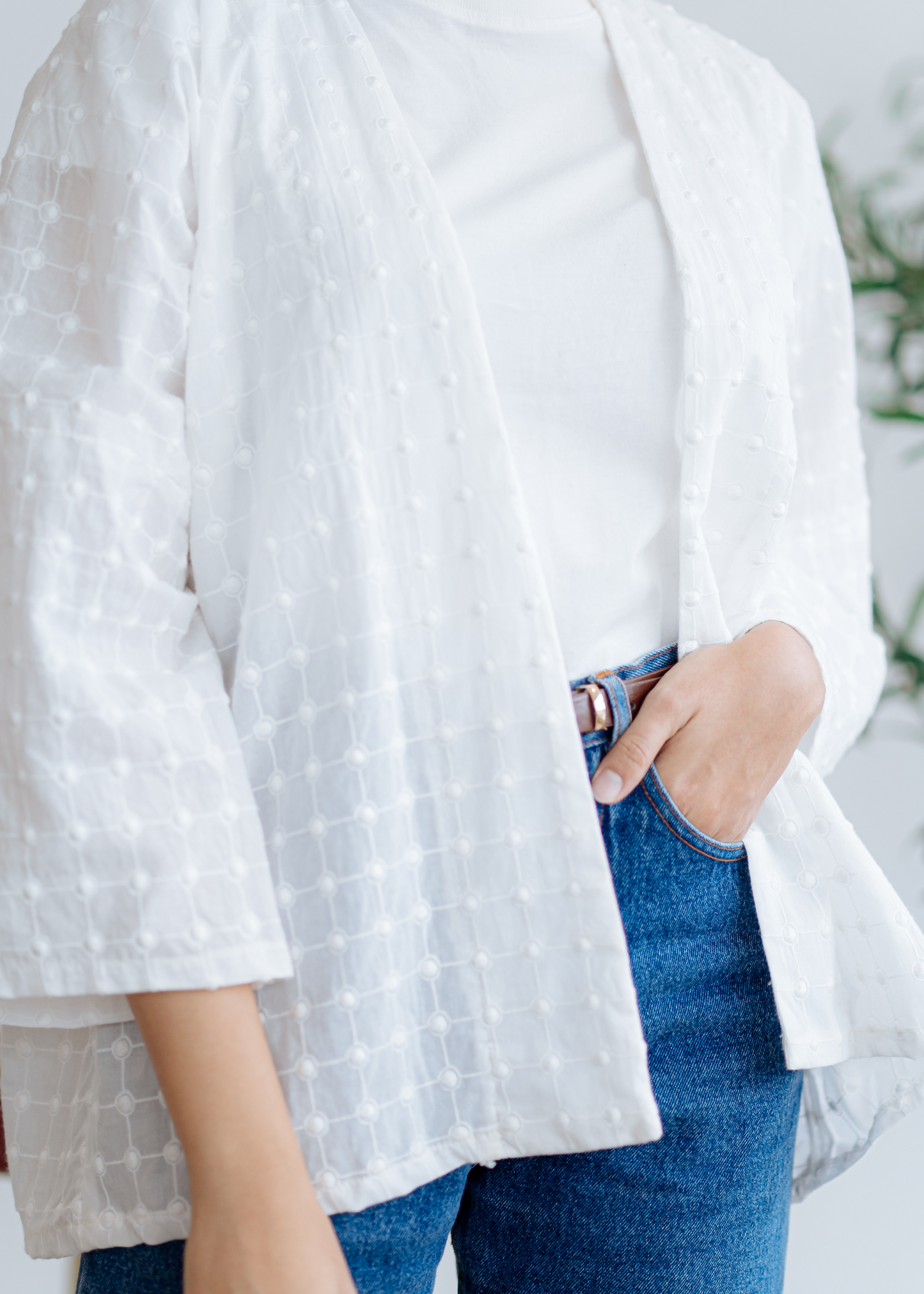 SANTAI IN DOTTED LACE