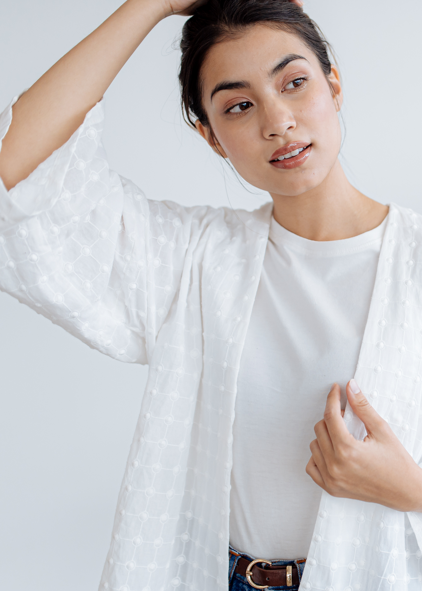 SANTAI IN DOTTED LACE