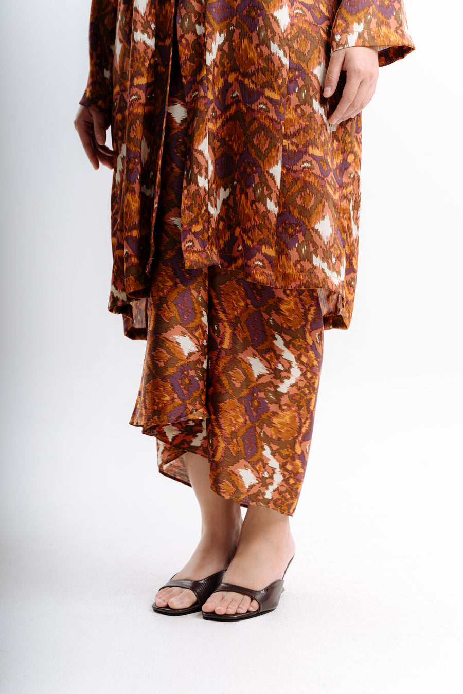 Lembayung Kebarung Set - Printed Red