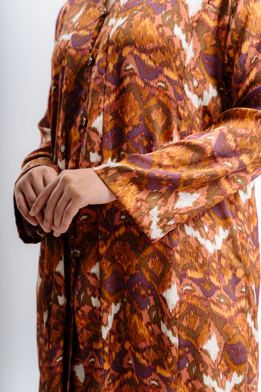 Lembayung Kebarung Set - Printed Red