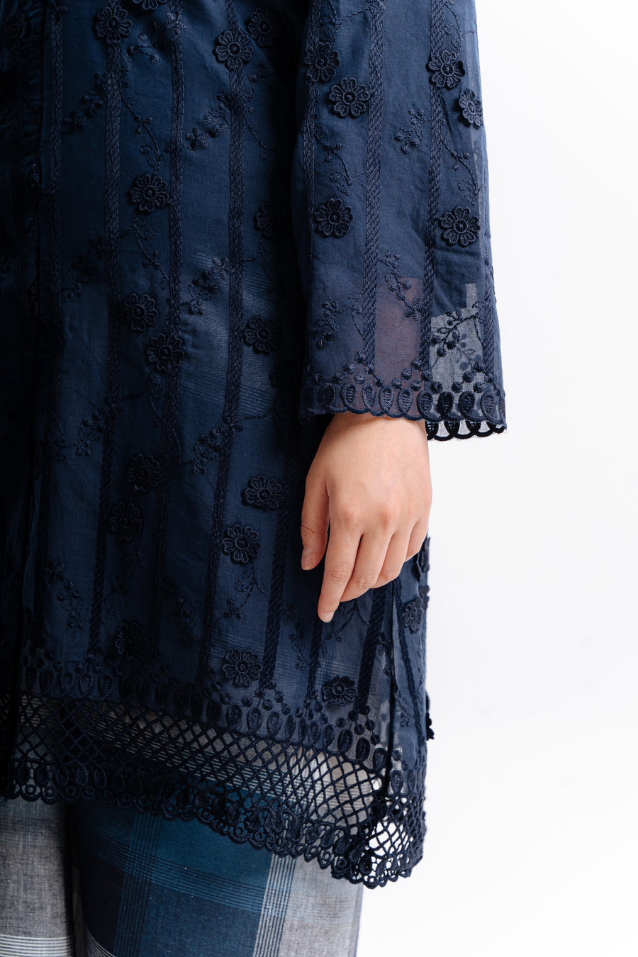 Lembayung Kebaya Labuh TOP - Blue